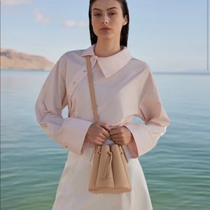 Polene Beige Crossbody Bag